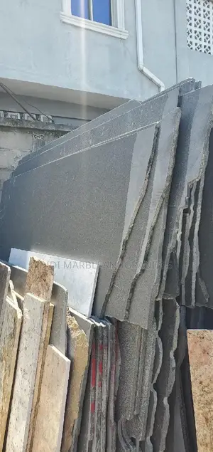 Absolute Black Flamed for Compound Tiles, Car Park.