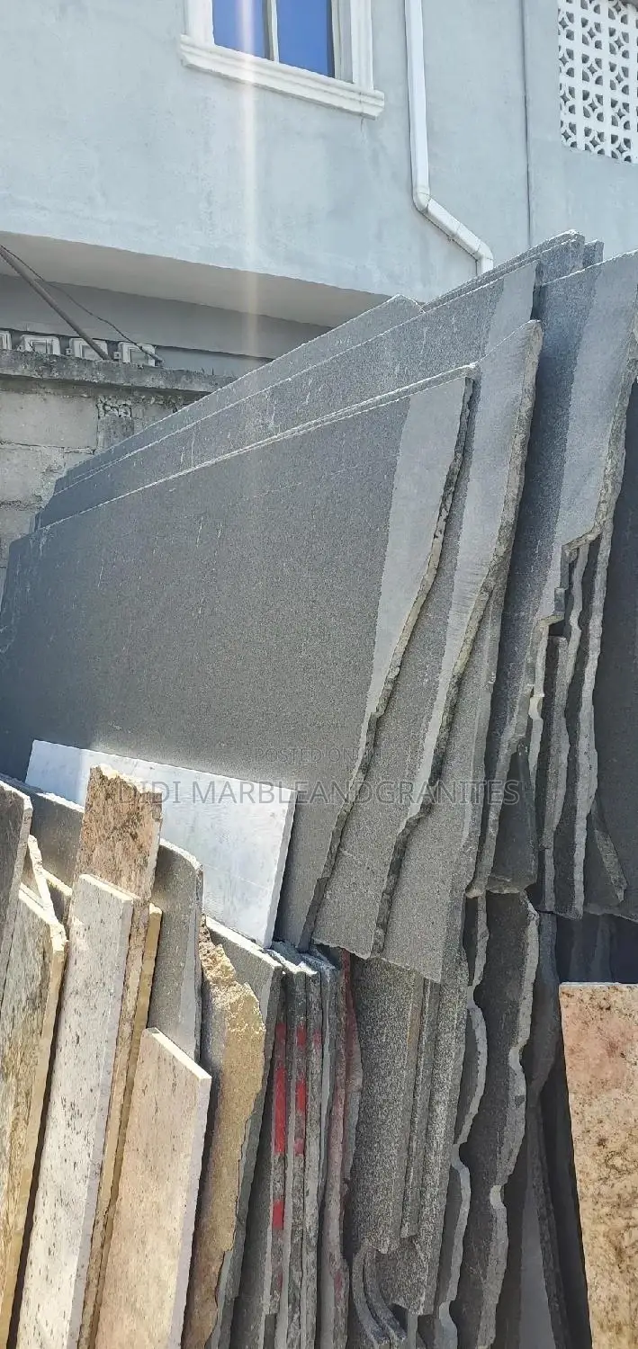 Absolute Black Flamed for Compound Tiles, Car Park.