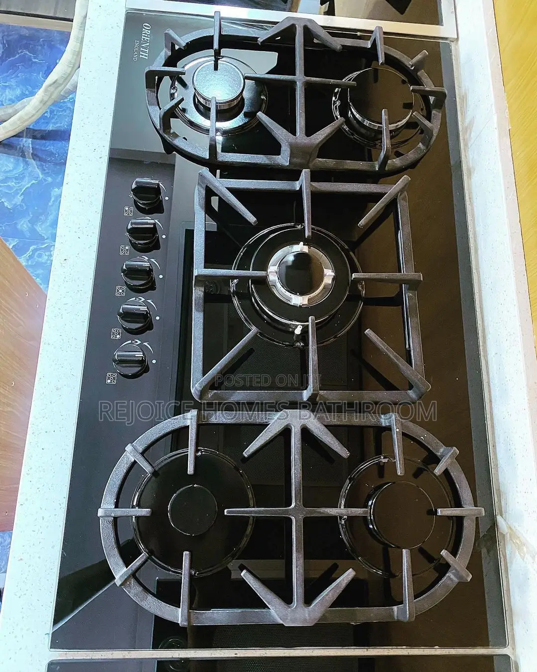 Executive 5 Burner Gas Glass Top
