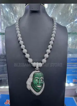 Luxury Cubic Zirconia Non Tarnish Neck Chain/Pendant Set