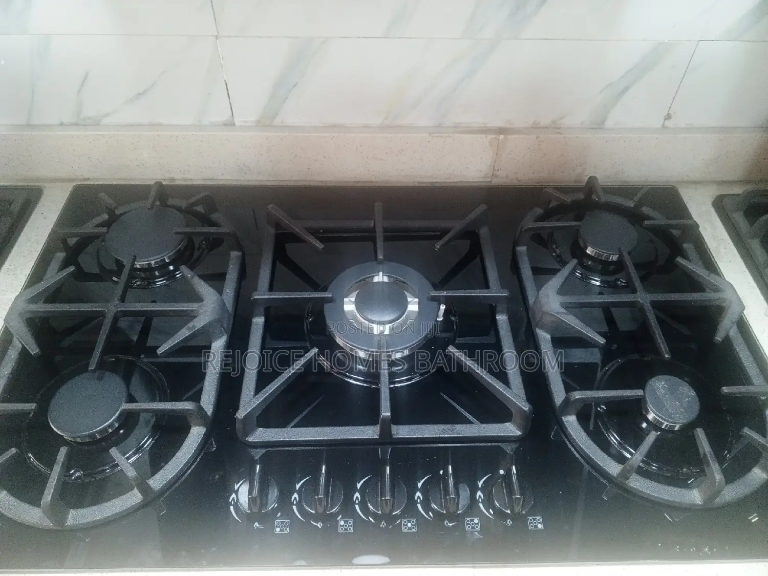 Executive 5 Burner Gas Glass Top