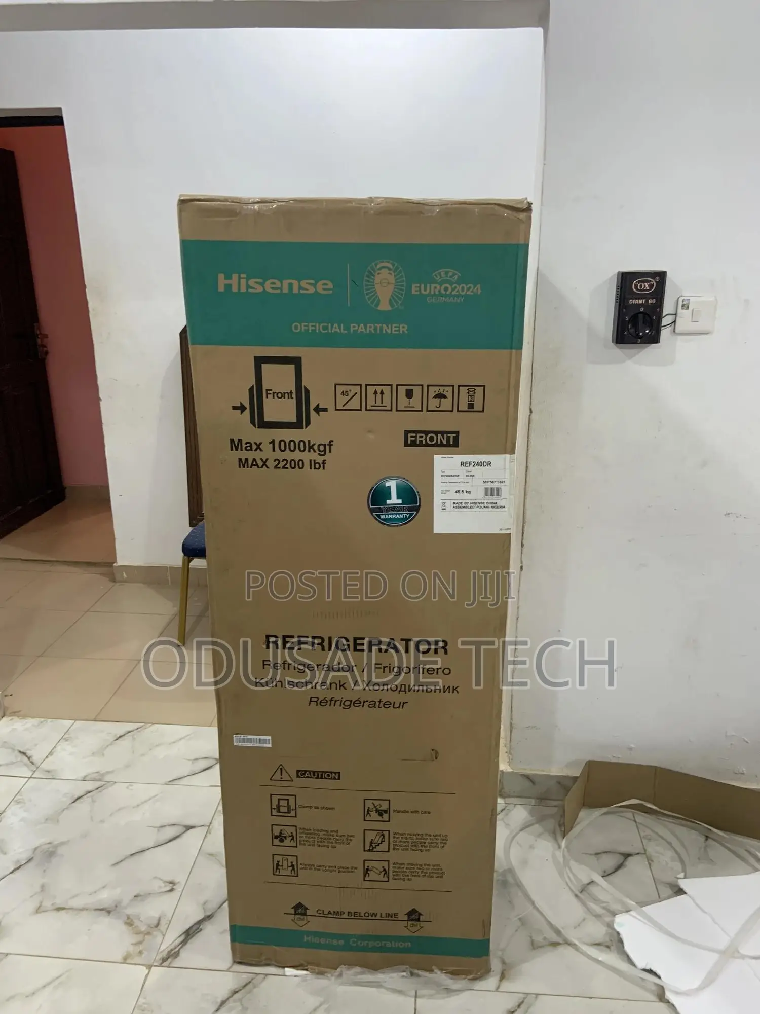 New Hisense Ref240dr Refrigerator