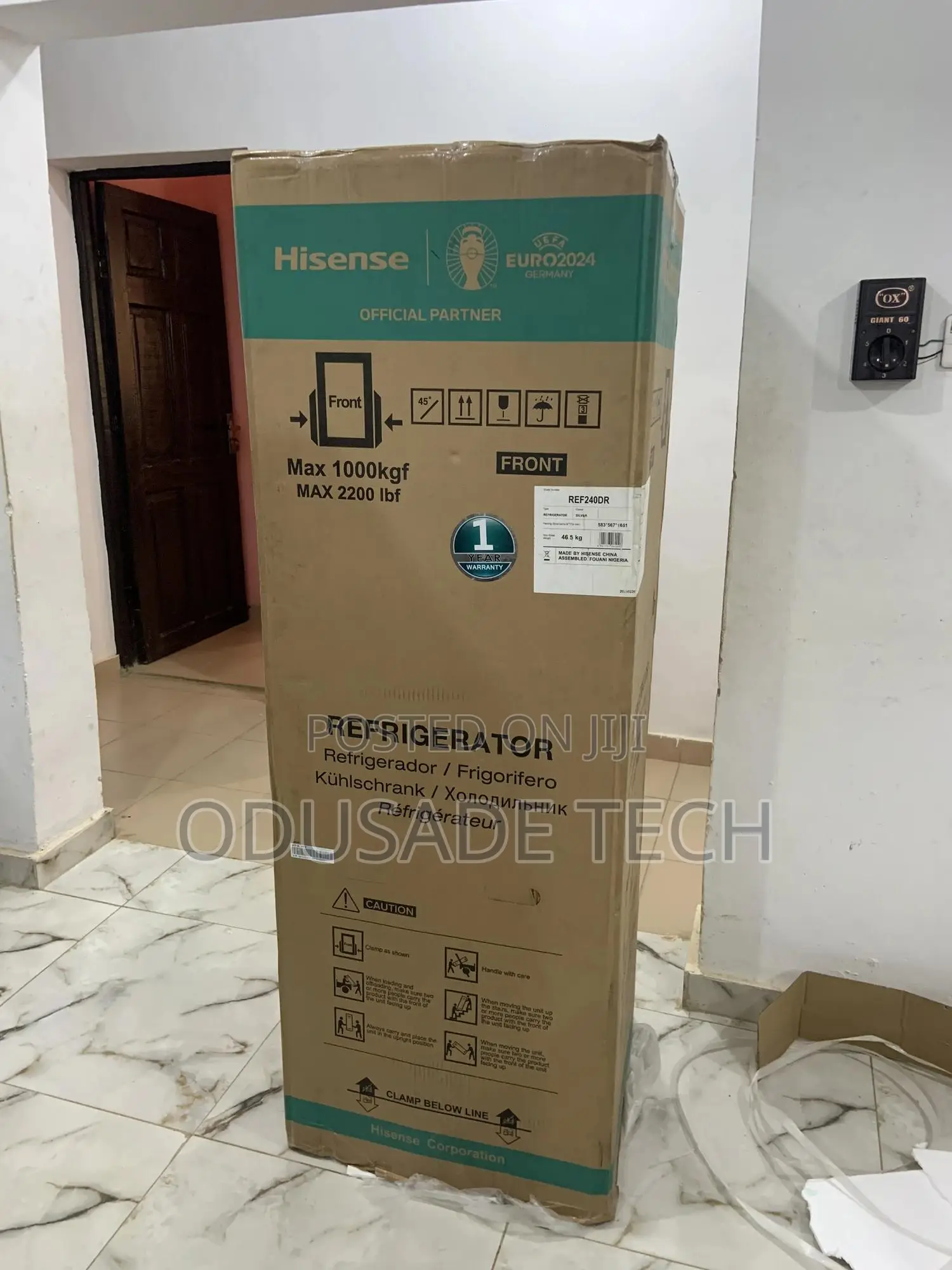 New in Hisense Ref240dr Refrigerator