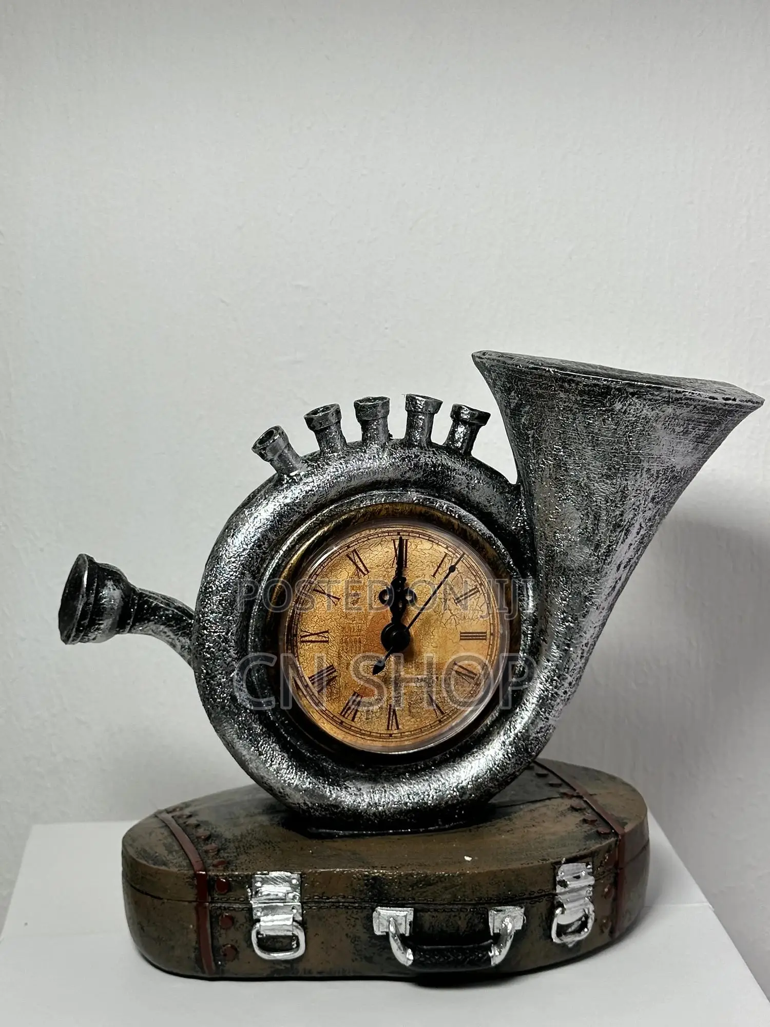 Desk Decor With Clock