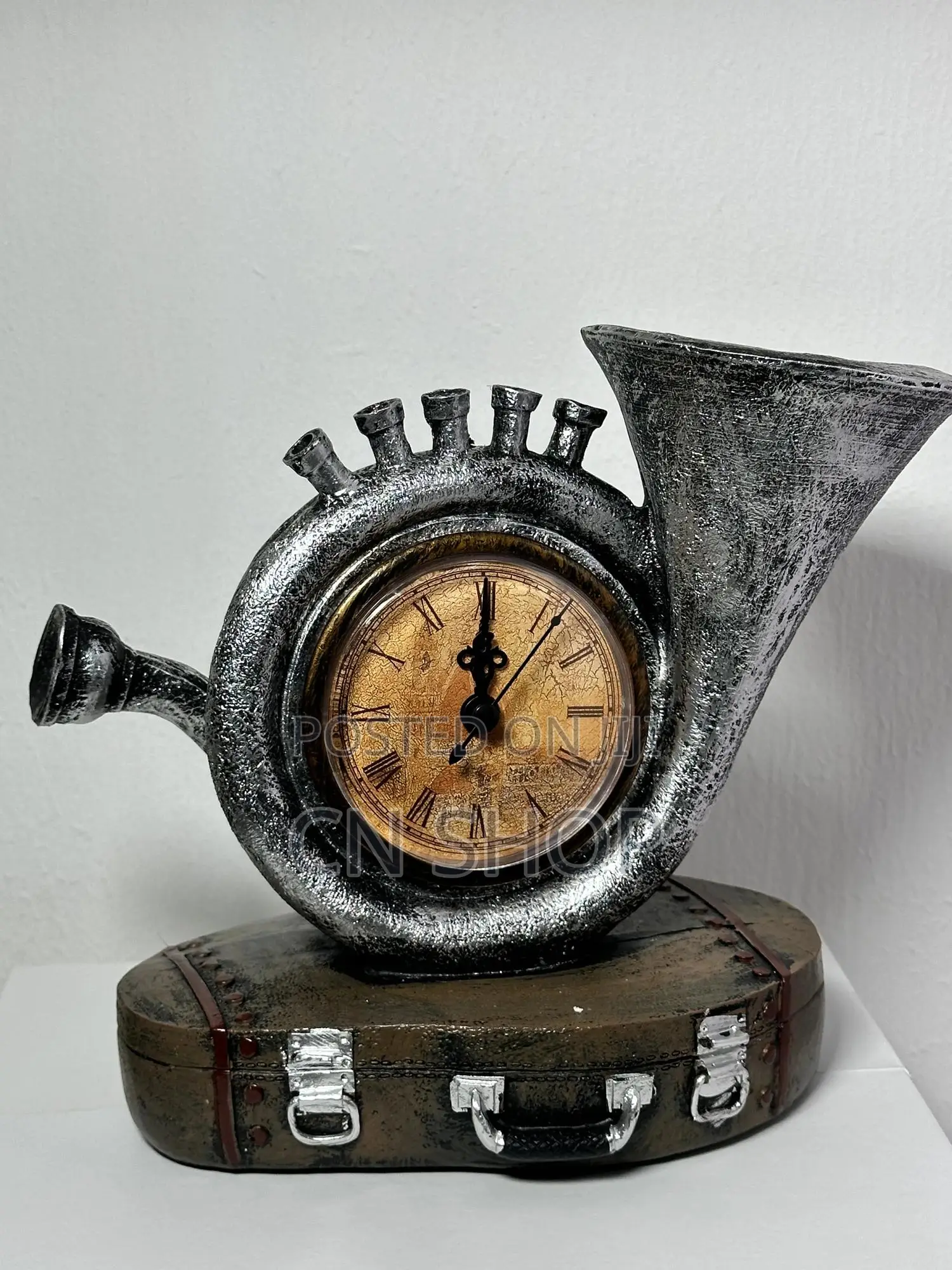 Desk Decor With Clock