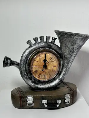 Desk Decor With Clock