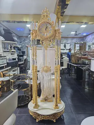 Italian Standing Royal Gold Clock .