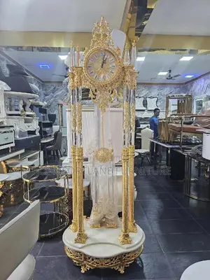 Italian Standing Royal Gold Clock .