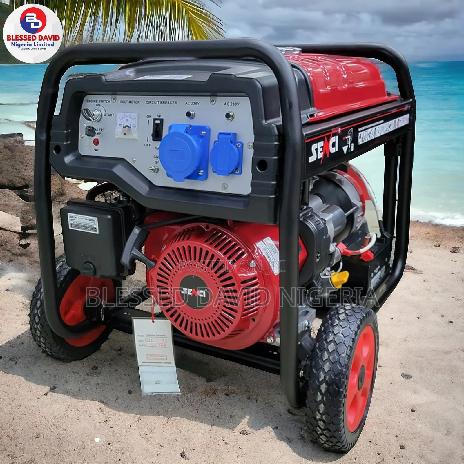 Senci SC15000R, 9.3kva Remote Stater Generator