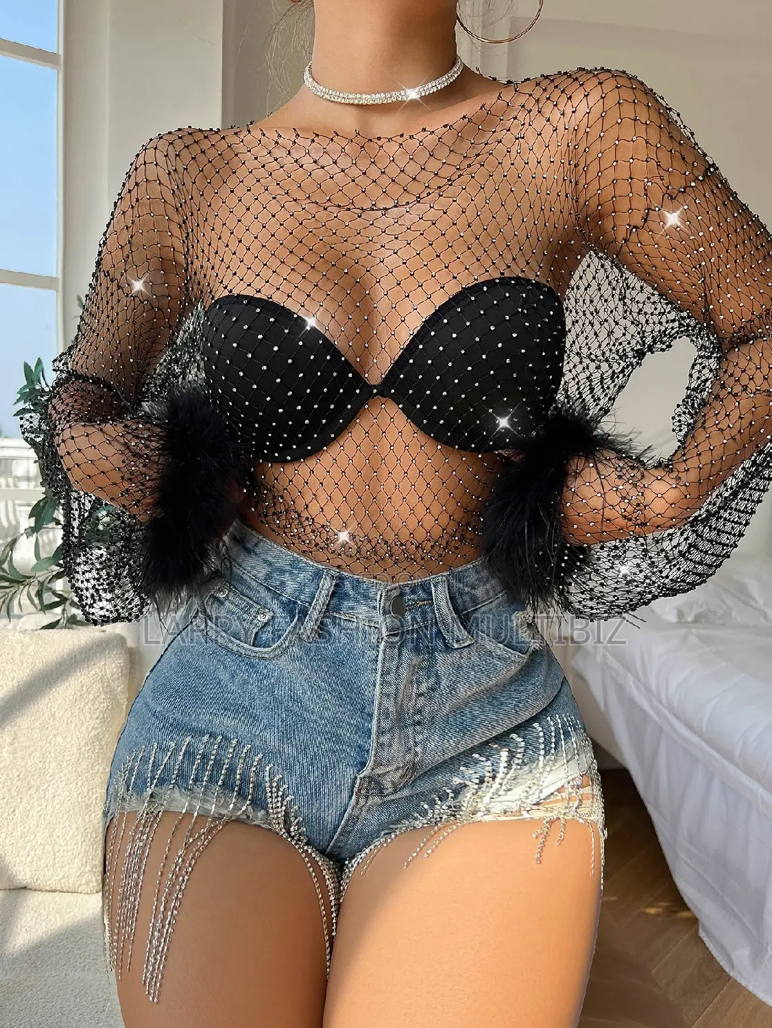 Luxury Net Top