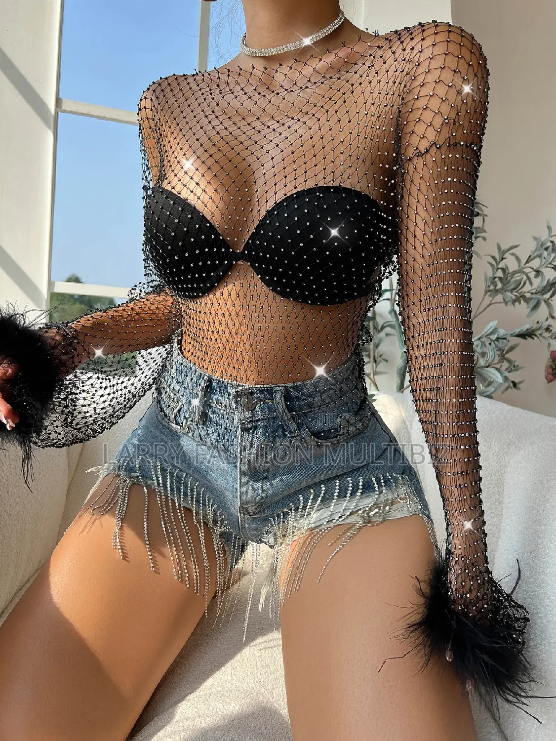 Luxury Net Top