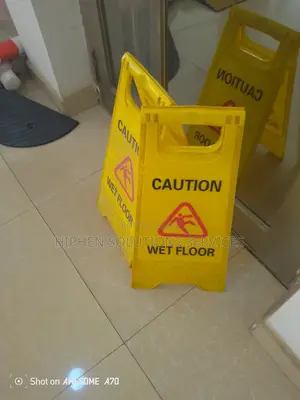 Foldable Wet Floor Warning Safety Sign
