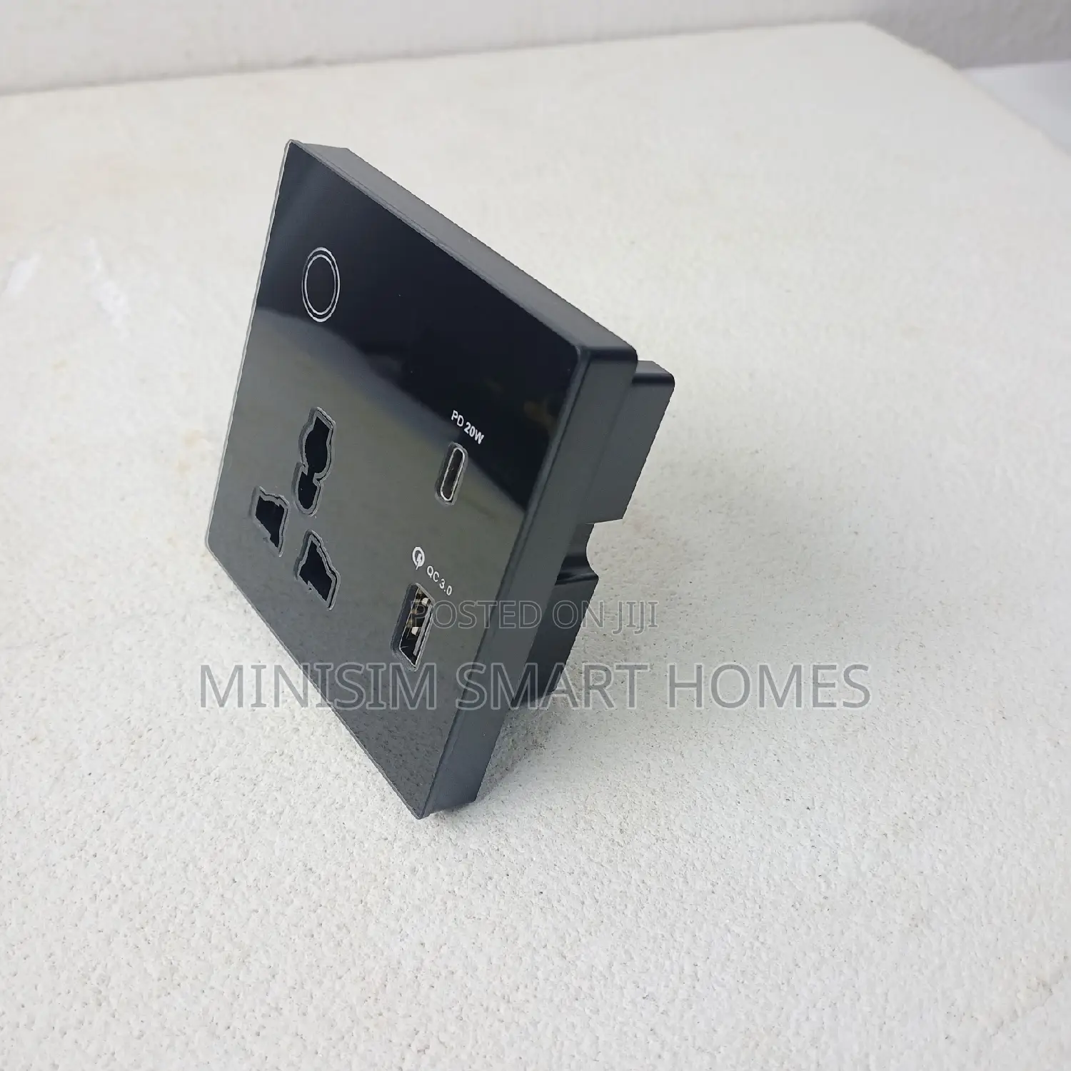 Smart Single Socket With Usb and Type C