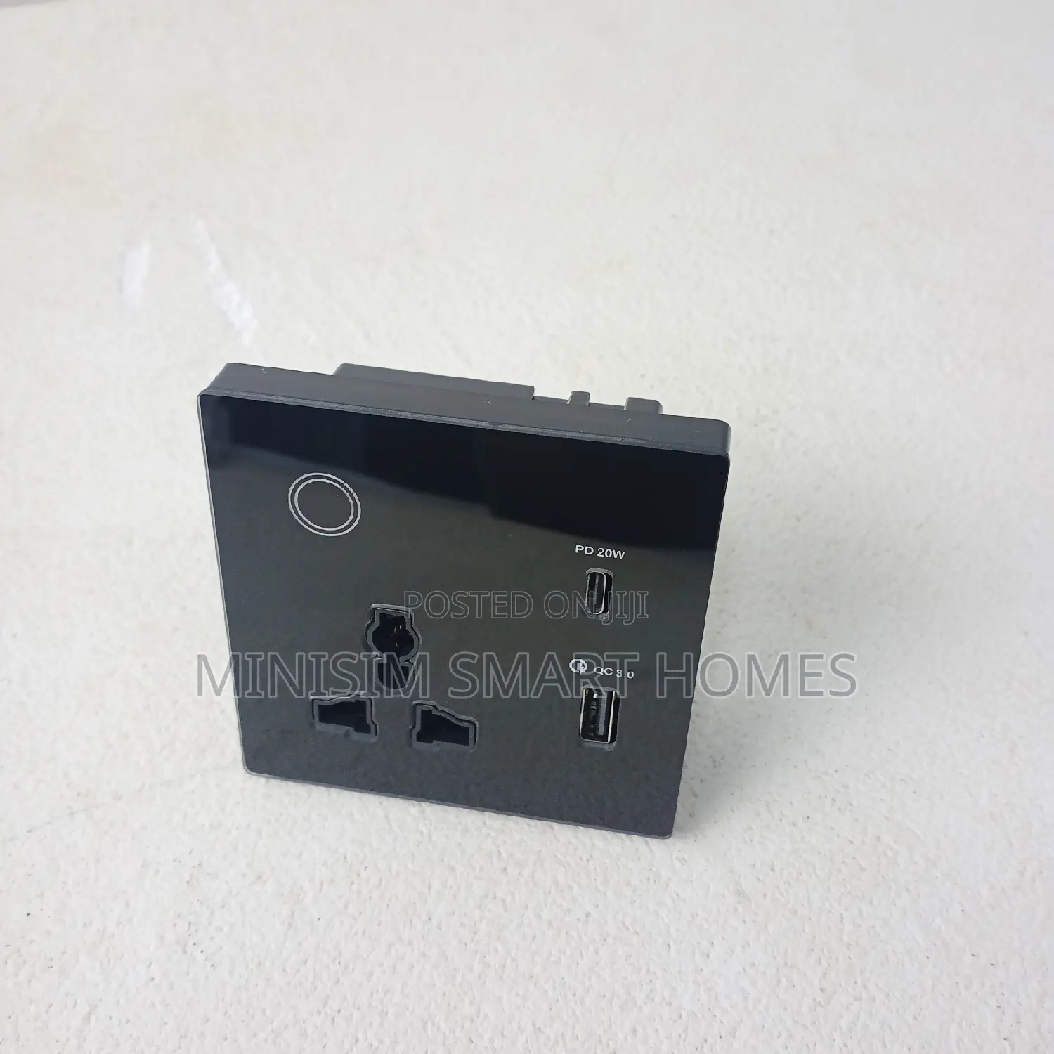 Smart Single Socket With Usb and Type C