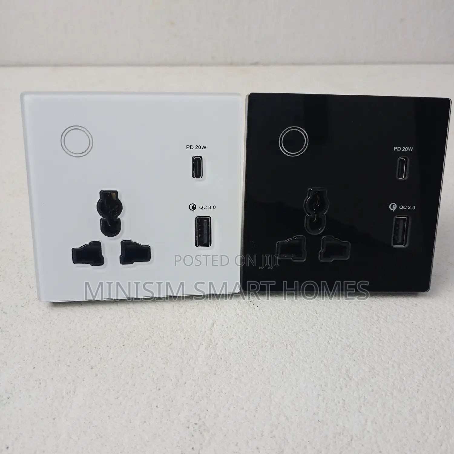 Smart Single Socket With Usb and Type C