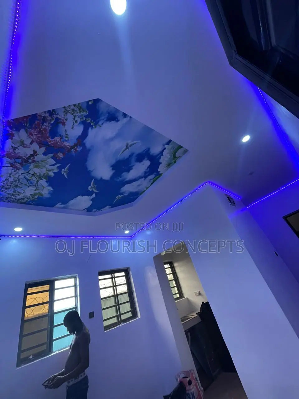 Uniquely Designed Ceiling Mural