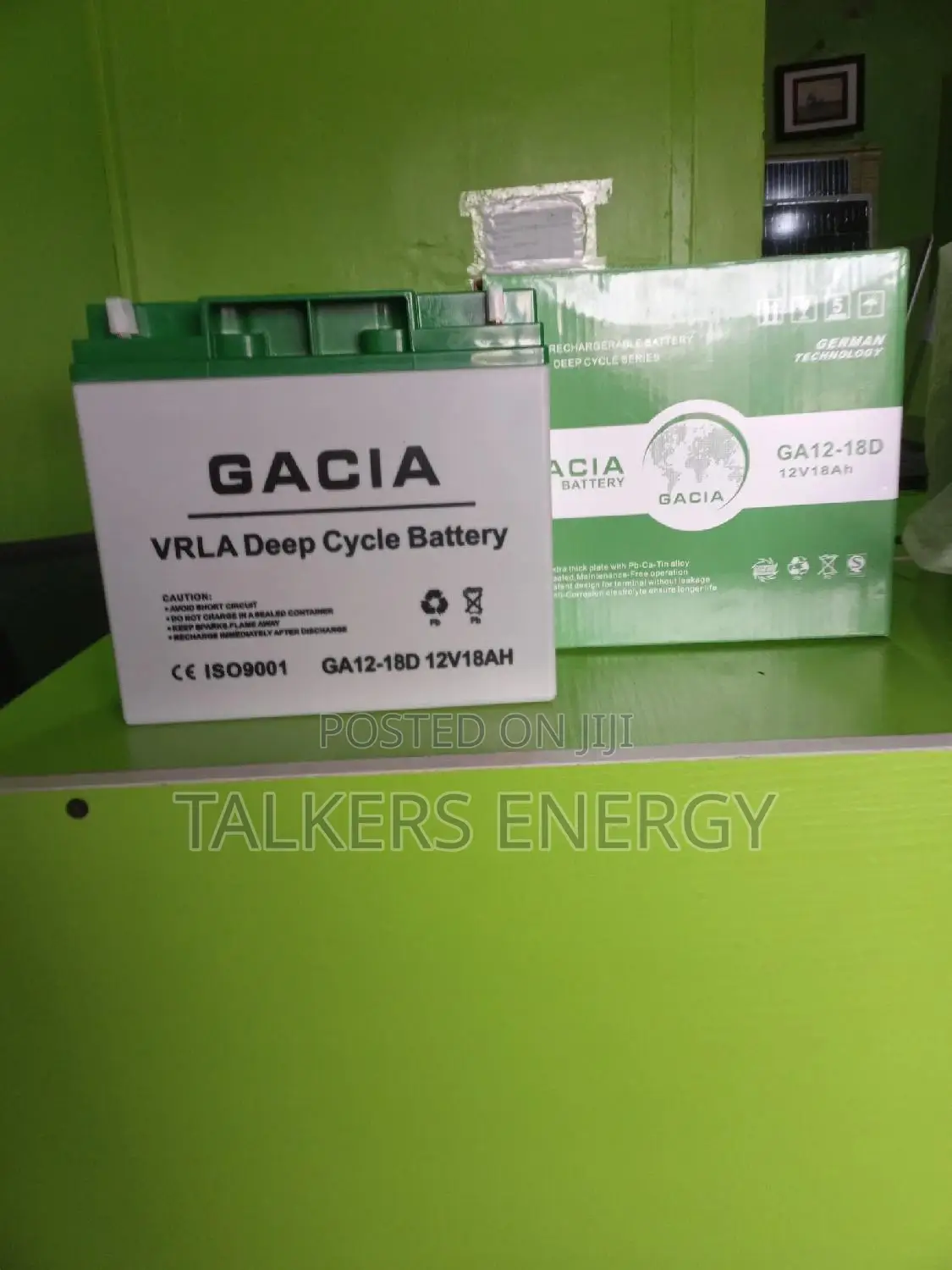 Gacia 12V 18ah Deep Cycle Battery
