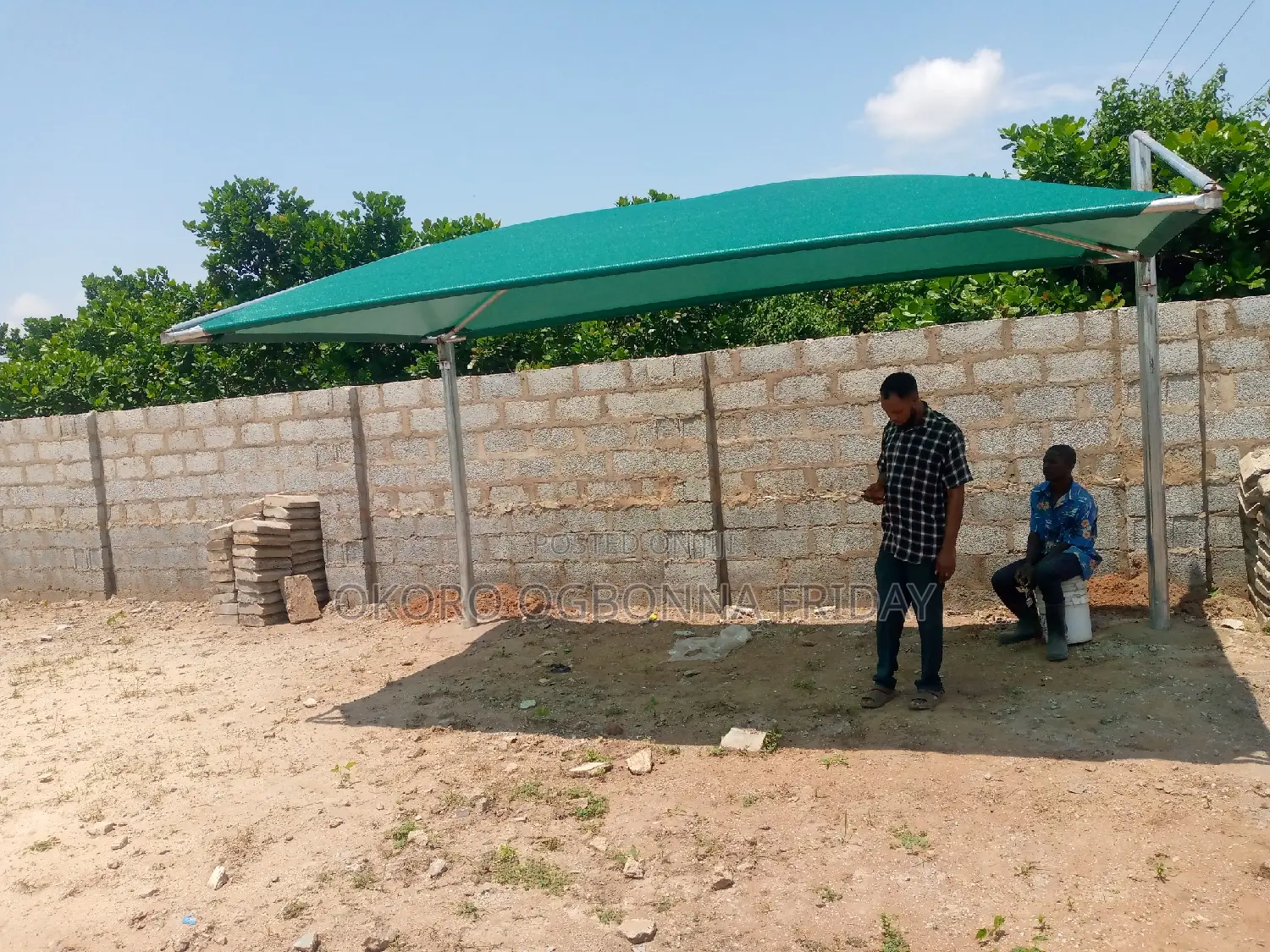 One-Car Net Carport