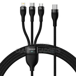 Baseus 3 in 1 Type C Cable PD 100W Fast Charging Date Cable