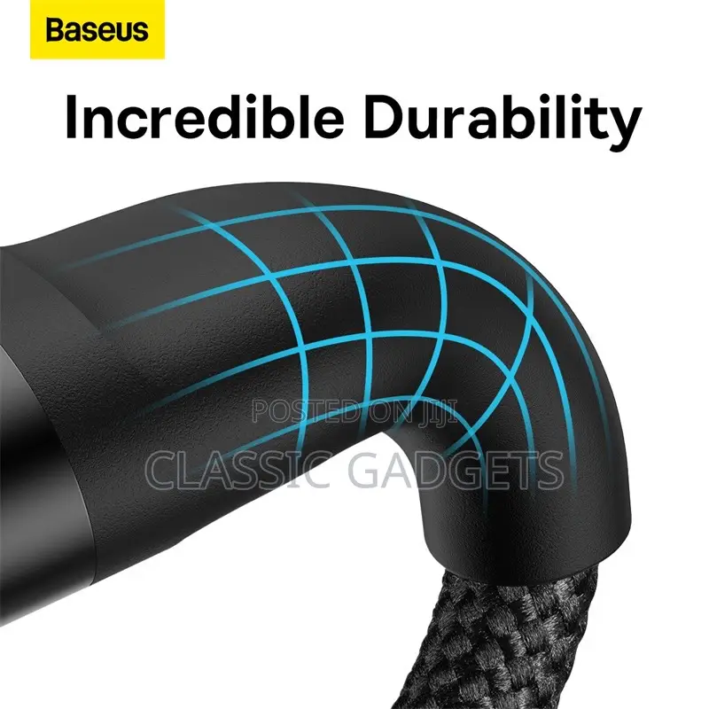 Baseus 3 in 1 Type C Cable PD 100W Fast Charging Date Cable