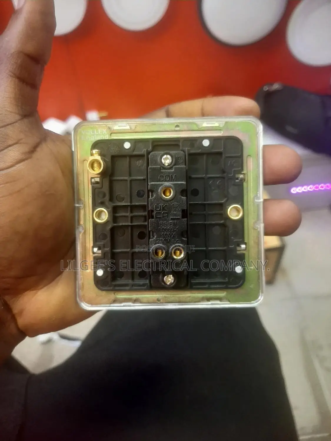 Original Volex Metallic Switch