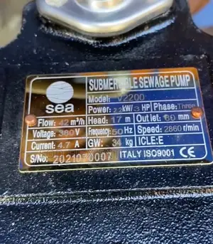 3hp 3 Phase Sea 100c/O Pure Copper With Guarantee
