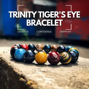 Trinity Tiger Eye Gemstone Bracelet