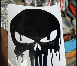 Monster Skull Car Sticker