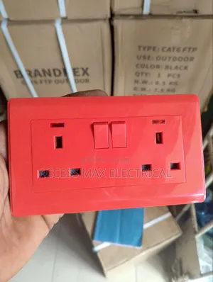 Red Double Socket