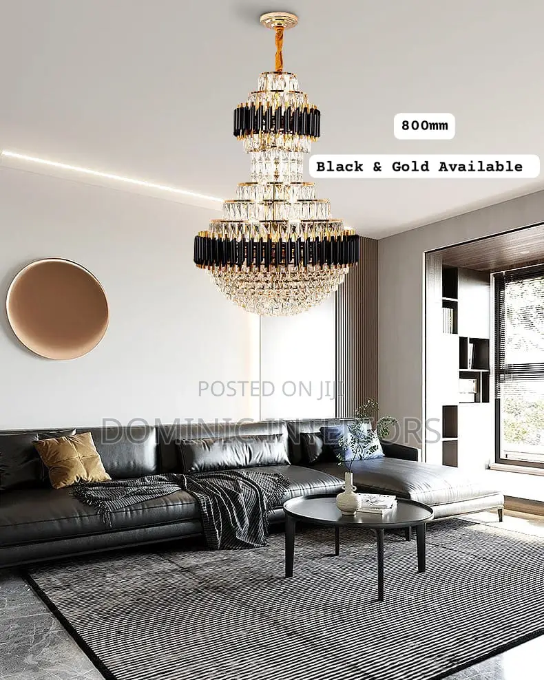 Luxury Crystal Staircase Chandelier /800mm