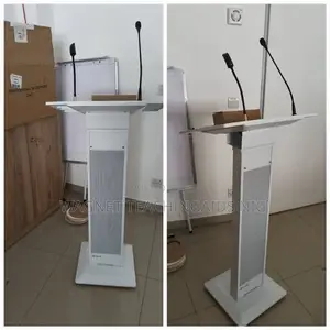 Column Lectern White Pulpit