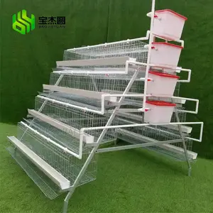Imported Q235 Battery Cage 20+ Years Lifespan For 160 Birds