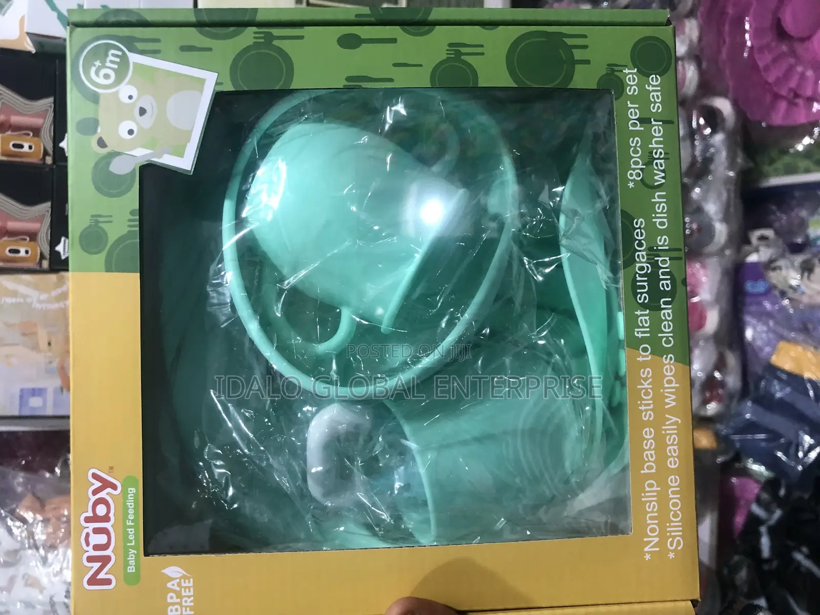 8pcs Baby Silicone Feeding Set