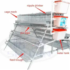 Foreign 120-bird Capacity Cage:20+ Years Guaranteed Lifespan
