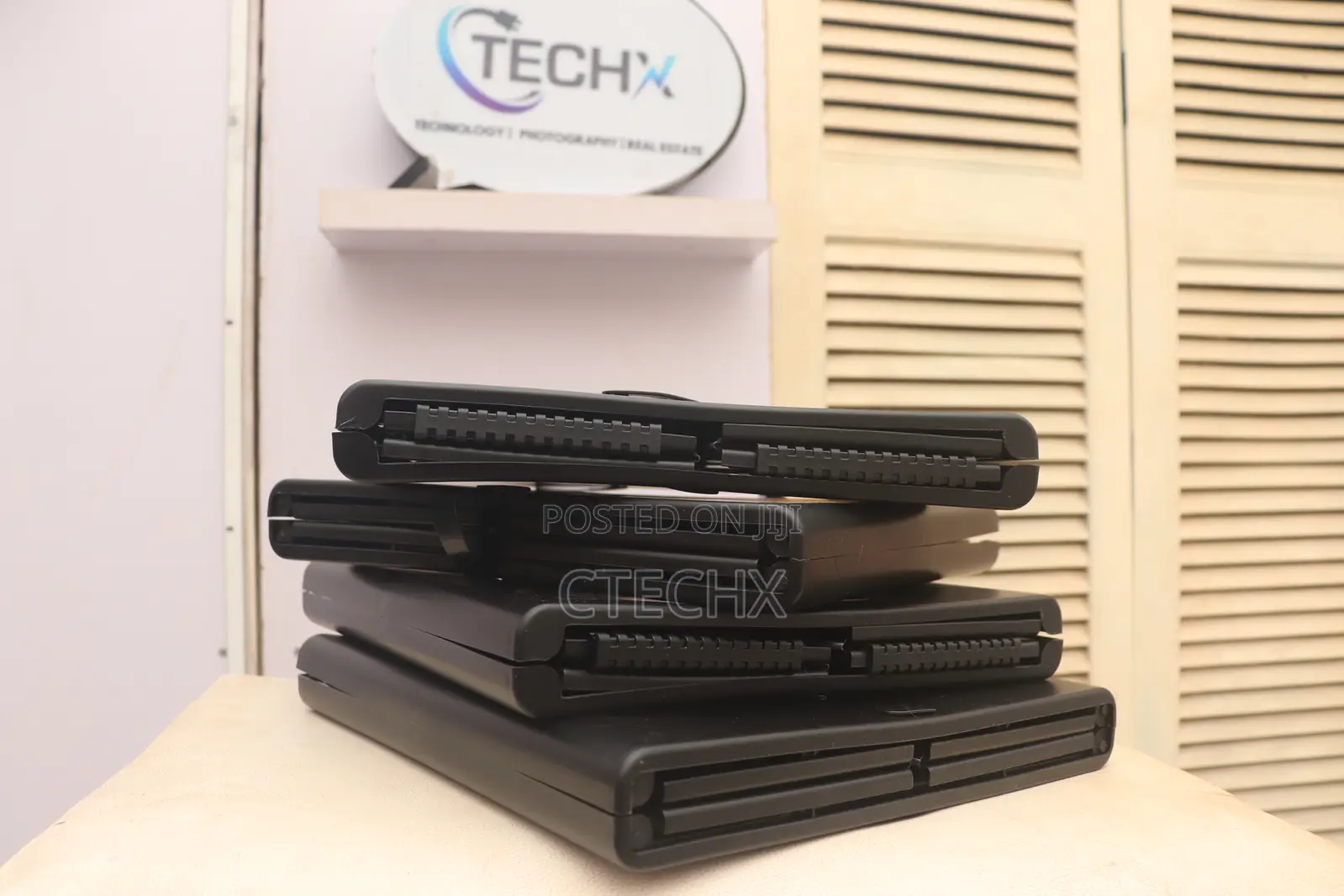 4-Pack Collapsible Plastic Storage Cubes Organizer