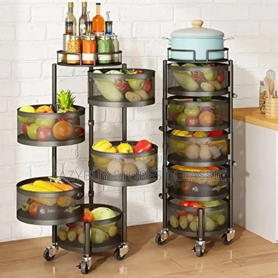 5 Layer Multifunctional Closeable Rack Round