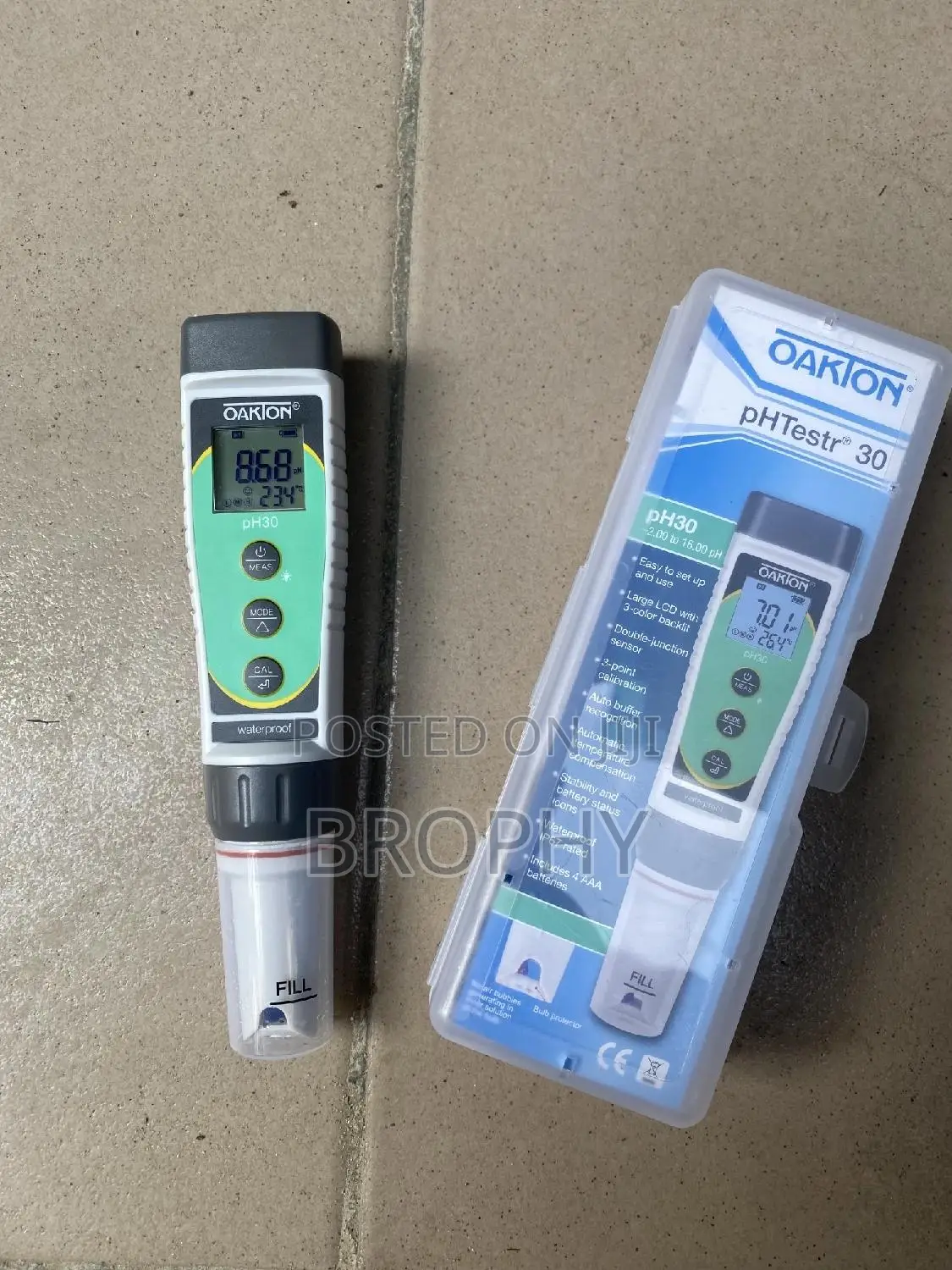 Oakton WD-35634-30 Phtestr 30 Ph Tester, for Temperature