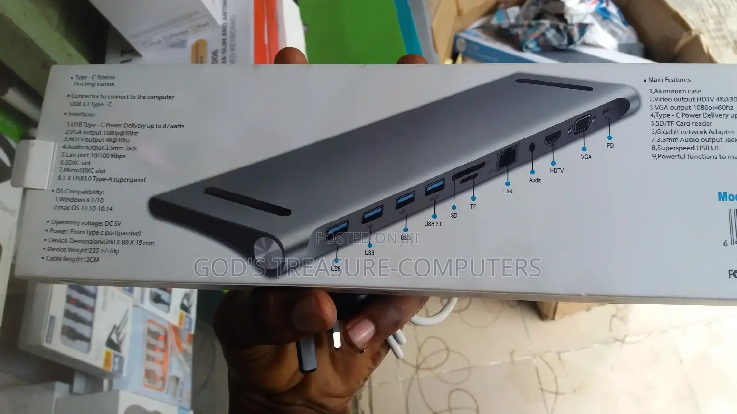 Type-C to Multiple Usb Converter