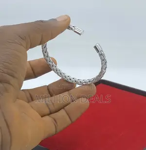 Steel Stylish Luxe Men’S Link Bracelet Silver