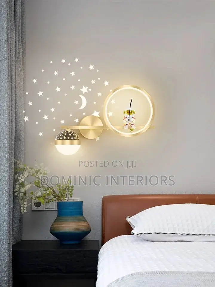 Star Astronaut Projector Wall Lamp