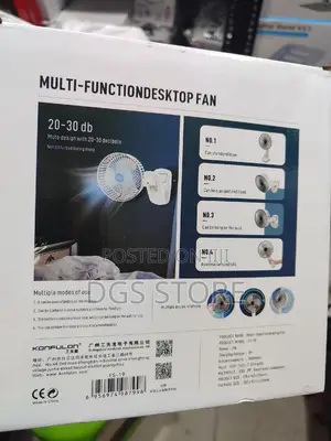 Konfulon Multi Function Desktop Fan FS 19