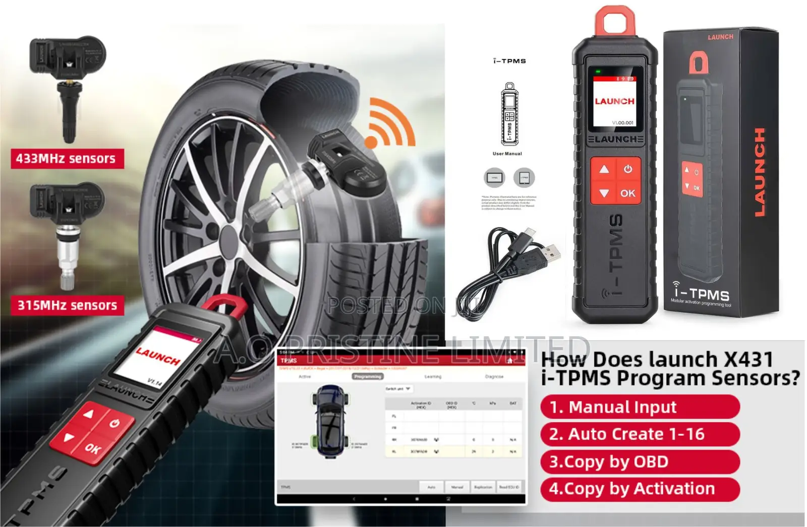 Launch I-TPMS