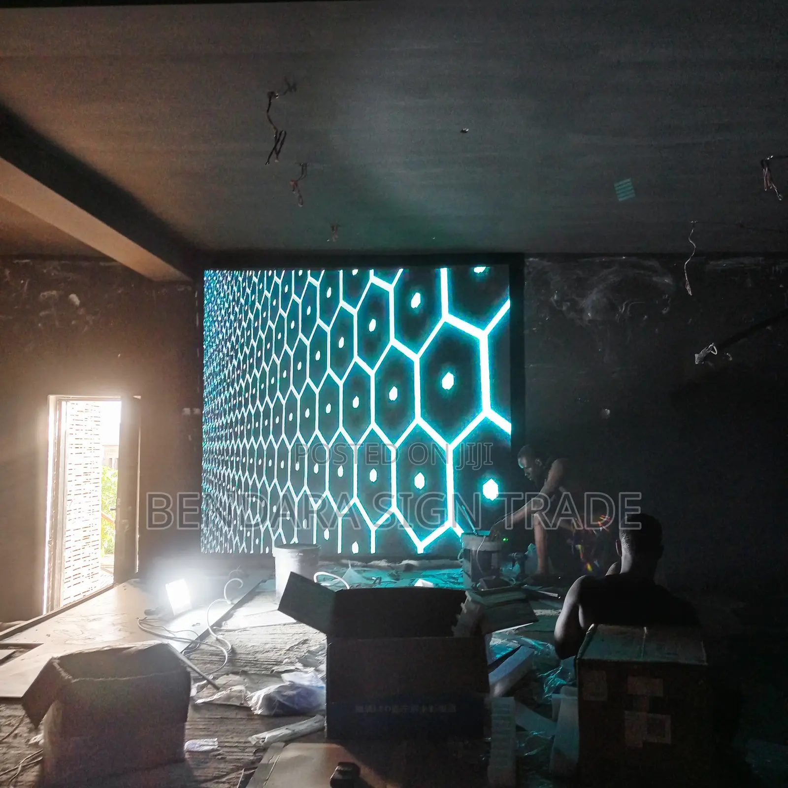 Club Screen Design. 9ft by 8ft