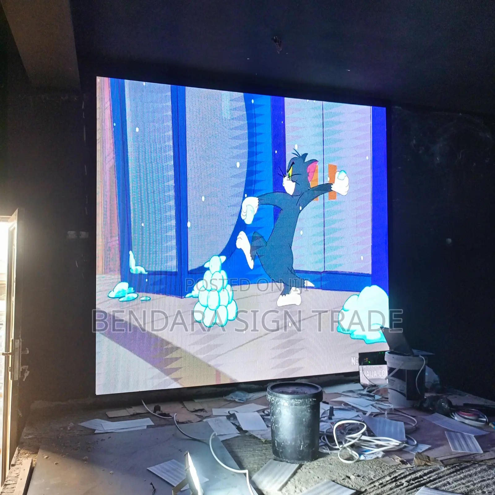 Club Screen Design. 9ft by 8ft