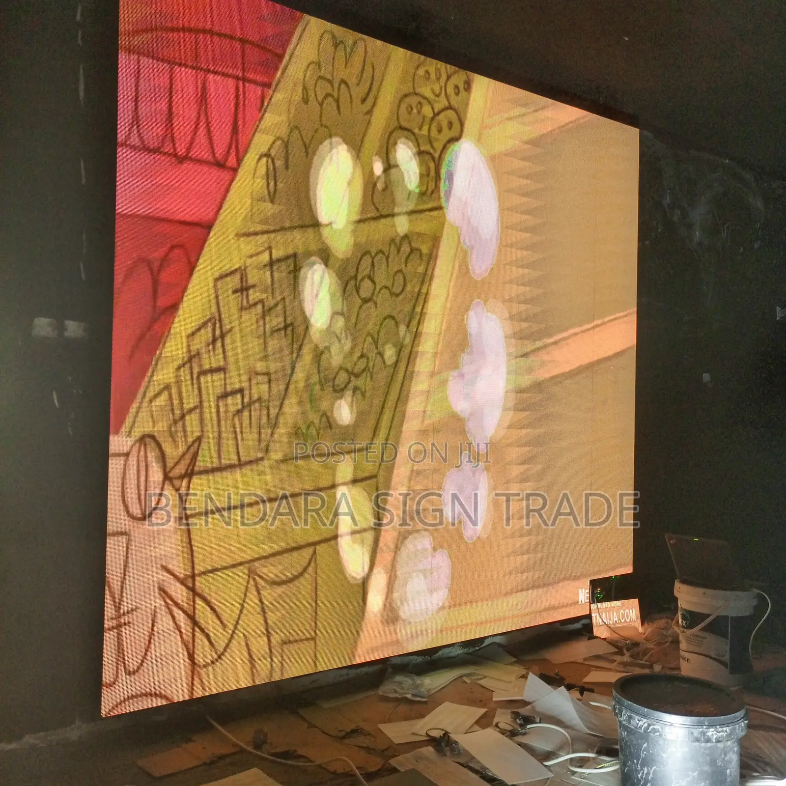 Club Screen Design. 9ft by 8ft