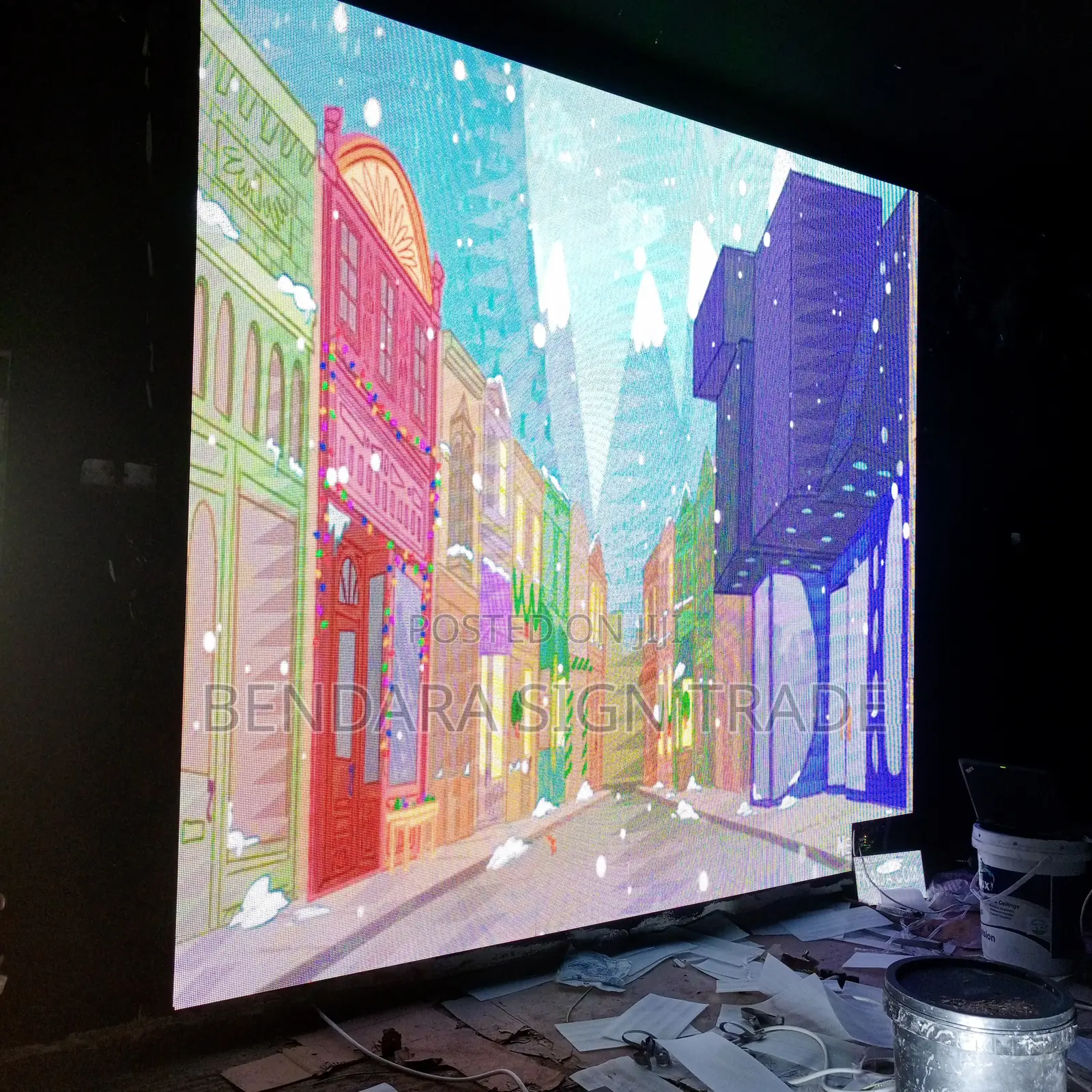 Club Screen Design. 9ft by 8ft