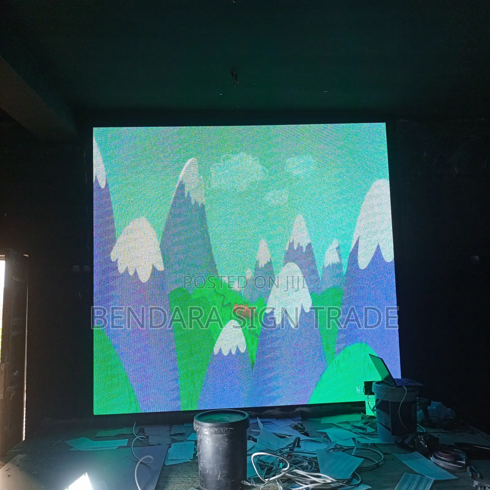 Club Screen Design. 9ft by 8ft