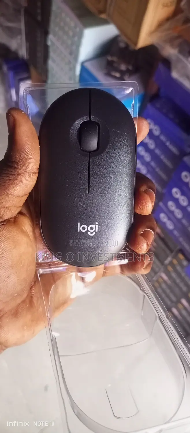 Logitech Pebble Slim Mouse, Bluetooth and Wireless Dongle