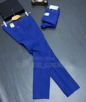 Original Lacoste Men Quality Chinos Trousers Collections