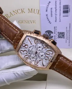 Photo - Original FRANCK Muller Chronograph Brown Leatherstrap Watch